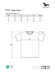 Adler MALFINI Viper Free F43 Herren-T-Shirt, kornblumenblaues Sticklogo