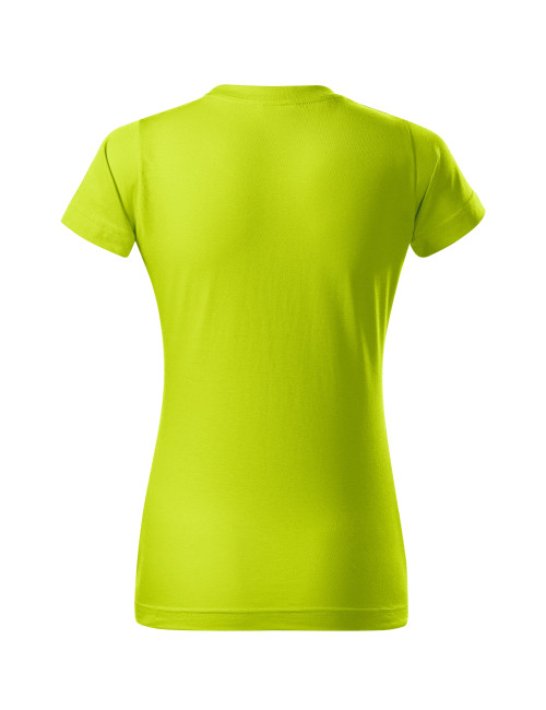 Adler MALFINI Damen T-Shirt Basic Free F34 Limette mit Stickerei, Aufdruck