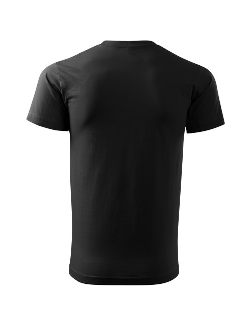 Adler MALFINI Herren T-Shirt Basic Free F29, schwarzer Siebdruck