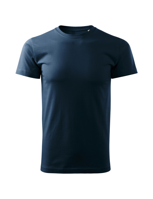 Adler MALFINI Herren T-Shirt Basic Free F29, marineblau, bestickt mit dem Firmenlogo