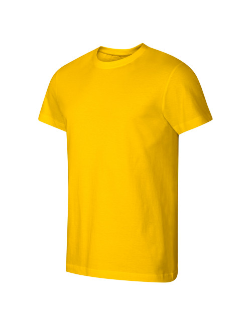 Adler MALFINI Herren T-Shirt Basic Free F29 gelbe Bekleidung mit Logo-Stickerei