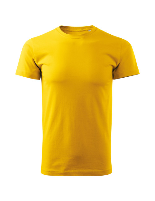 Adler MALFINI Herren T-Shirt Basic Free F29 gelbe Bekleidung mit Logo-Stickerei