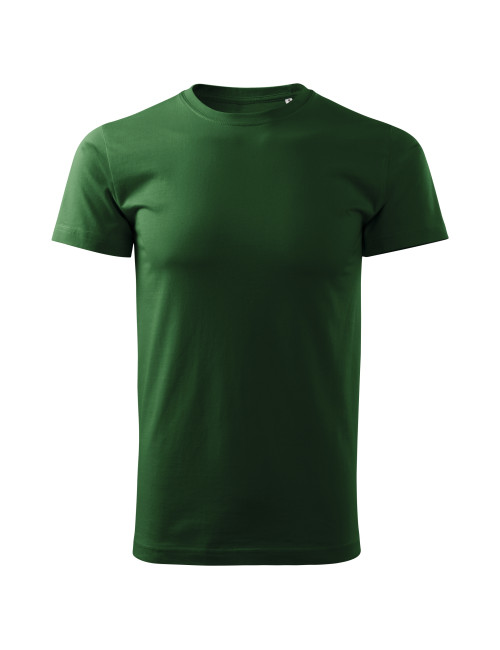Adler MALFINI Herren T-Shirt Basic Free F29, flaschengrün, Logo-Stickerei