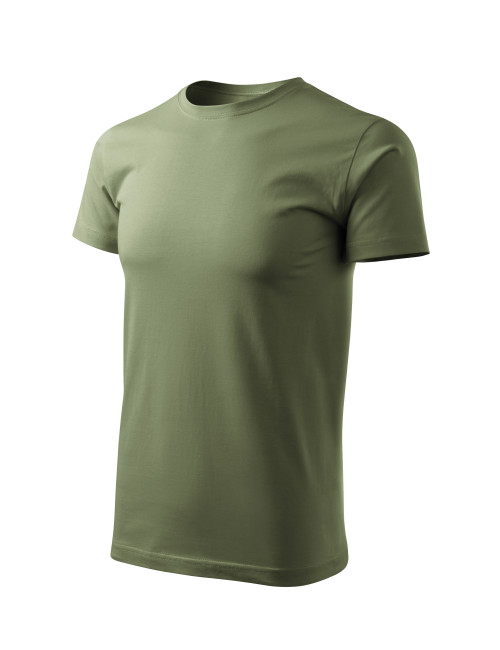 Adler MALFINI Herren T-Shirt Basic Free F29 Khaki Kleidung mit Logo-Stickerei