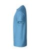 Adler MALFINI Herren T-Shirt Basic Free F29 Azure Stickerei Bekleidungslogo