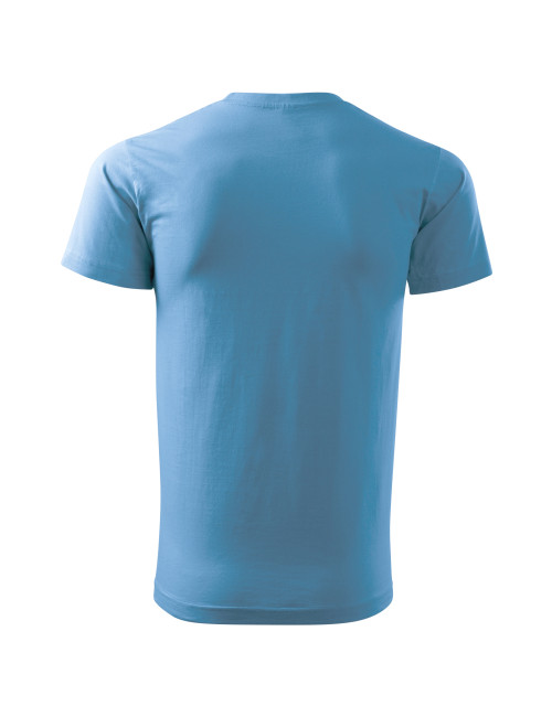 Adler MALFINI Herren T-Shirt Basic Free F29 Azure Stickerei Bekleidungslogo