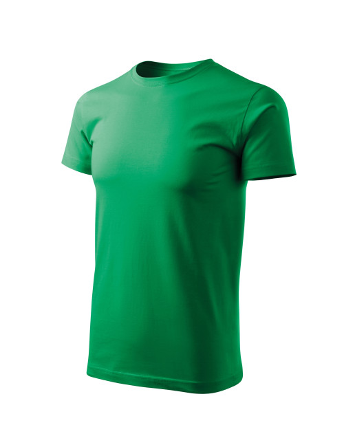 Adler MALFINI Herren T-Shirt Basic Free F29 grasgrüne Firmenstickerei