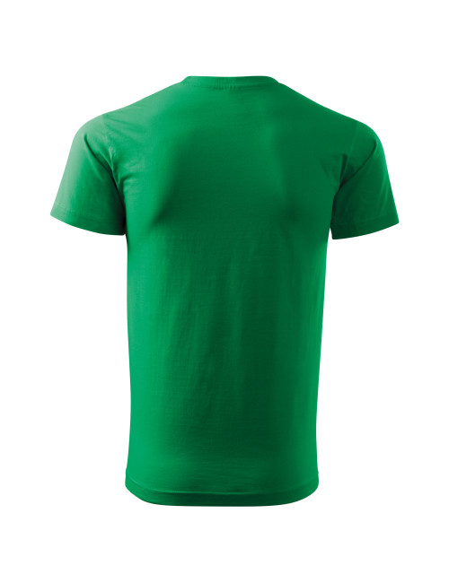 Adler MALFINI Herren T-Shirt Basic Free F29 grasgrüne Firmenstickerei