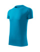Adler MALFINI Viper Free F43 Herren T-Shirt, türkis, Computerstickerei