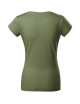 Adler MALFINI Women`s T-shirt Viper Free F61 khaki logo print embroidery