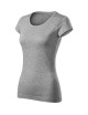 Adler MALFINI Damen T-Shirt Viper Free F61, dunkelgrauer Melange-Print