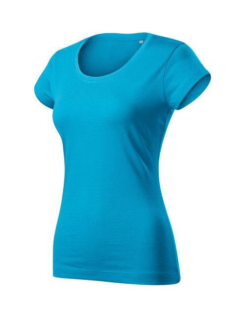 Adler MALFINI Damen T-Shirt Viper Free F61 türkis, Logodruck, Stickerei