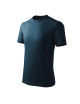 Adler MALFINI Kinder T-Shirt Basic Free F38, marineblauer Logodruck