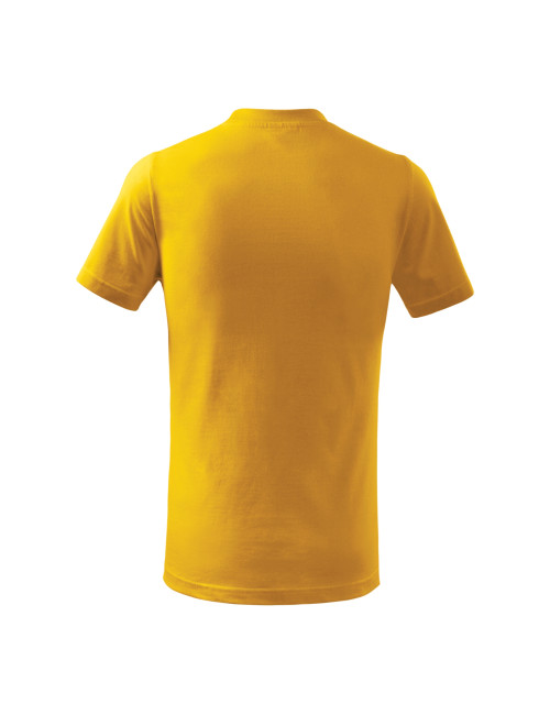 Adler MALFINI Children`s t-shirt Basic Free F38 yellow embroidery logo print