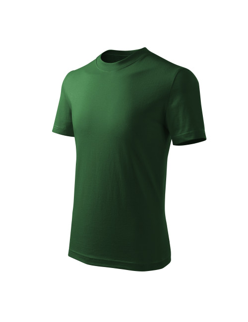 Adler MALFINI Kinder T-Shirt Basic Free F38 flaschengrüne Stickerei