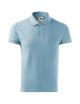 Adler MALFINI Koszulka polo męska Cotton Heavy 215 błękitny haft logo