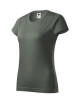 Adler MALFINI Damen Baumwoll-T-Shirt 134 cm, dunkles Khaki, mit Logo-Stickerei
