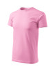 Adler MALFINI Men`s T-shirt Basic 129 pink workwear with embroidery