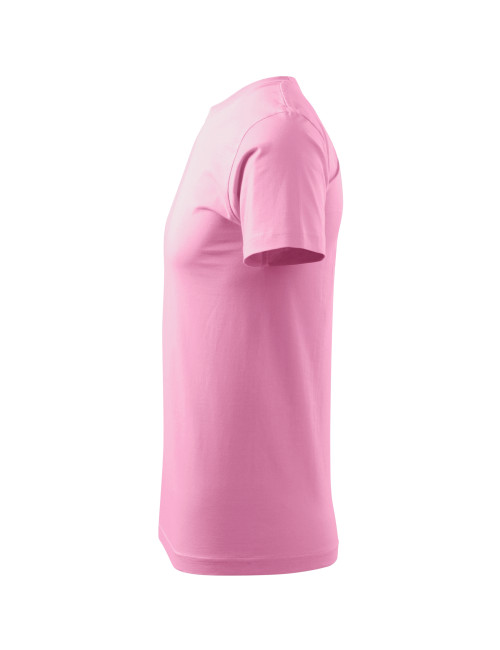 Adler MALFINI Men`s T-shirt Basic 129 pink workwear with embroidery