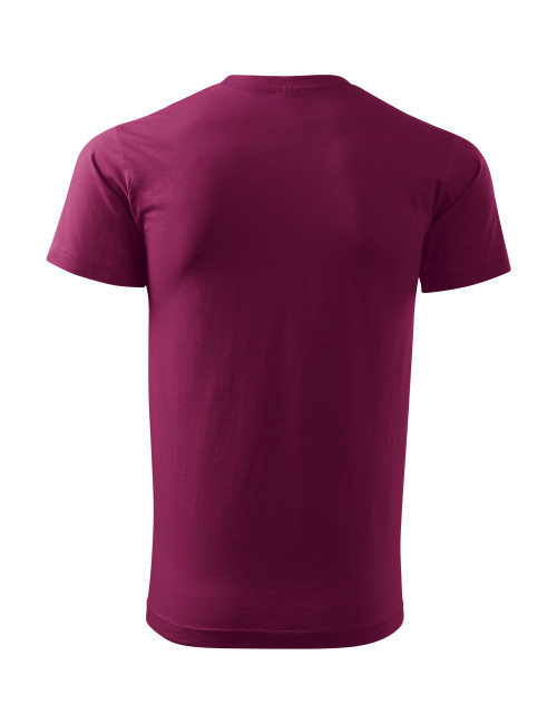 Adler MALFINI Herren T-Shirt Basic 129, Computerstickerei mit Logo