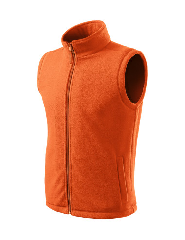 Warm fleece vest, pockets, company logo, embroidery, workwear
