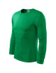Adler MALFINI Men`s Fit-T Long Sleeve 119 grass green embroidery