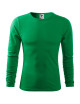 Adler MALFINI Men`s Fit-T Long Sleeve 119 grass green embroidery