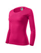 Adler MALFINI Damen T-Shirt Fit-T LS 169 Himbeer-Stickerei-Logo-Druck