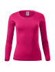 Adler MALFINI Damen T-Shirt Fit-T LS 169 Himbeer-Stickerei-Logo-Druck