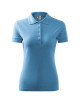 Ladies polo shirt pique polo 210 azure Adler Malfini