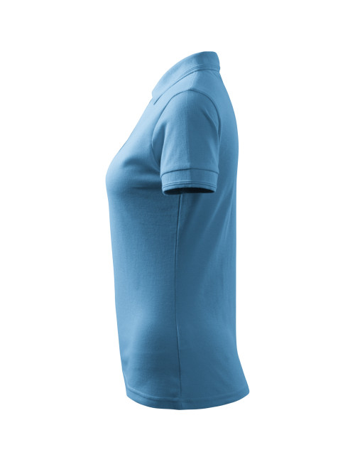 Ladies polo shirt pique polo 210 azure Adler Malfini