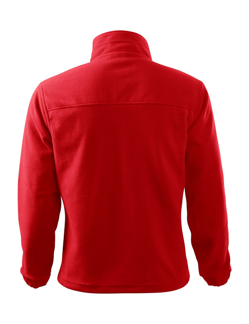 Adler RIMECK Men`s Fleece Jacket 501 red computerized logo embroidery