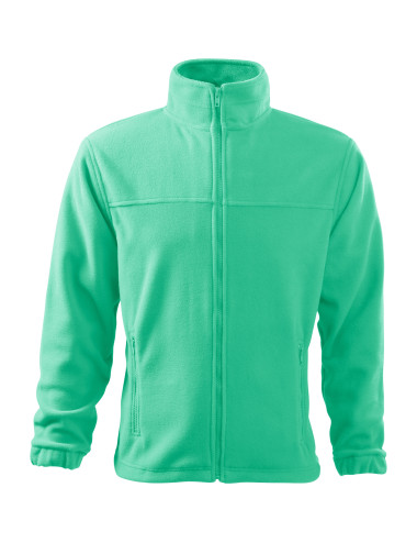 Adler RIMECK Men`s Fleece Jacket 501 mint embroidery on the clothing with the company logo