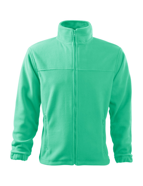 Malfini RIMECK Herren-Fleecejacke 501, Mint, Stickerei mit Firmenlogo auf der Kleidung