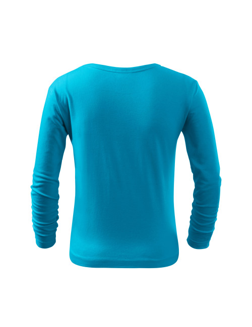 Kinder-T-Shirt fit-t ls 121 türkis Adler Malfini