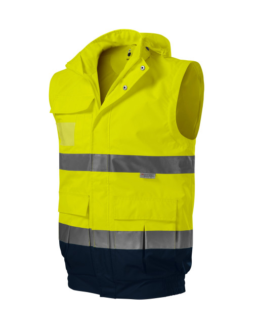 Kurtka unisex Adler HV Guard 4 in 1 fluorescencyjny żółty - P&M