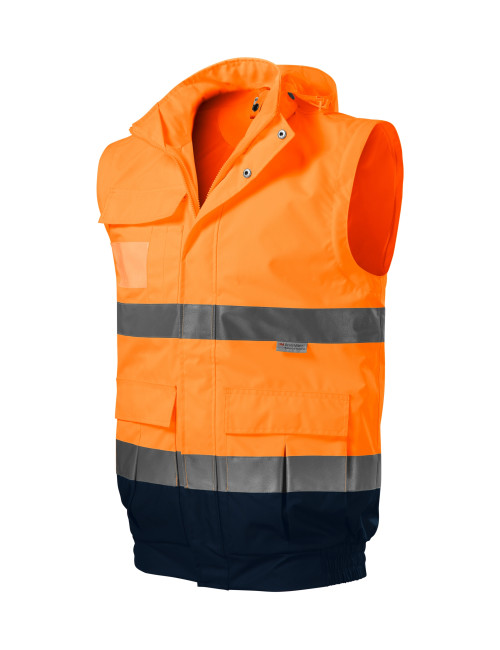 Adler RIMECK Kurtka unisex HV Guard 4 in 1 5V2 fluorescencyjny pomarańczowy