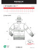 "High Visibility 4-in-1 Unisex Jacket, Fluorescent Orange, Malfini Ri