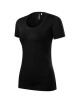 Damen T-Shirt Adler Merino Rise schwarz