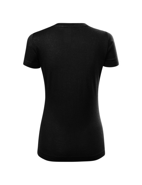 Damen T-Shirt Adler Merino Rise schwarz