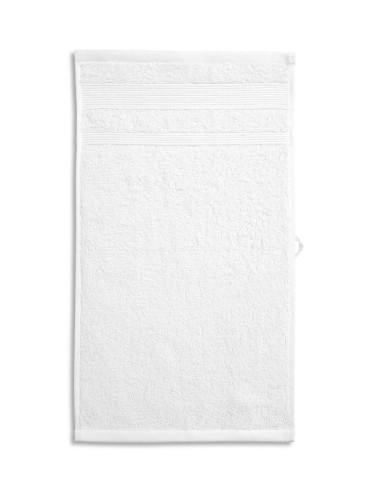 Kleines Unisex-Handtuch Adler Malfini Organic 916 Weiß