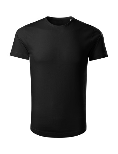 Adler MALFINI Men`s T-shirt Origin 171 black promotional clothing embroidery