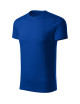 Adler MALFINI Origin 171 Herren-T-Shirt, kornblumenblaue Logo-Stickerei