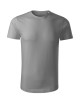 Adler MALFINI Herren T-Shirt Origin 171 grau-schwarz meliert Kunststickerei