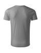 Adler MALFINI Men`s T-shirt Origin 171 grey-black melange art embroidery