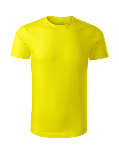 Adler MALFINI Herren T-Shirt Origin 171 Arbeitskleidung mit Zitronenstickerei