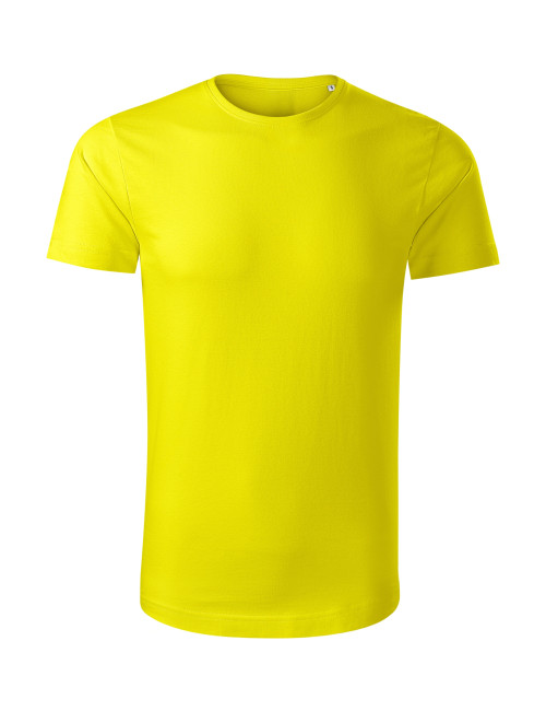 Adler MALFINI Herren T-Shirt Origin 171 Arbeitskleidung mit Zitronenstickerei