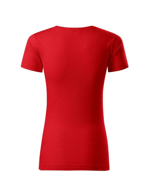 Adler MALFINI Native 174 Damen T-Shirt, rote Logo-Stickerei
