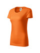 Adler MALFINI Native 174 Damen T-Shirt, orangefarbene Logo-Stickerei