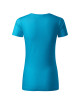 Adler MALFINI Damen T-Shirt Native 174 türkisfarbene Logo-Computerstickerei